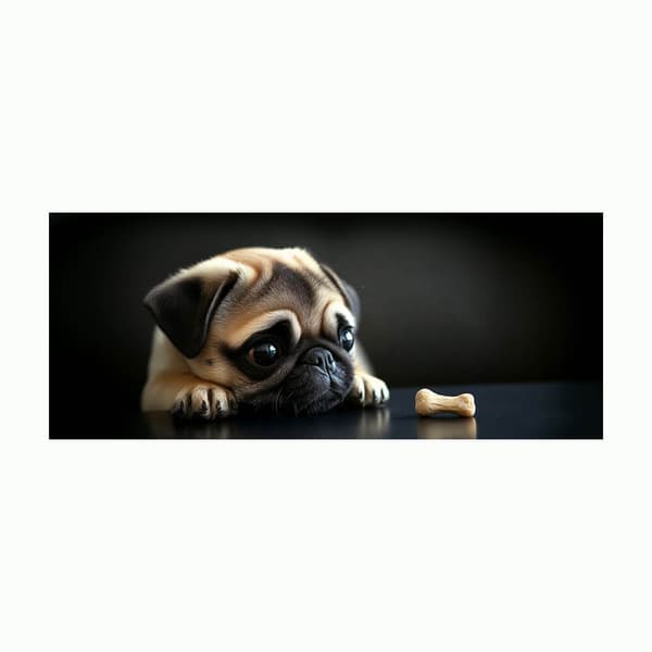 Hund Mops Krus