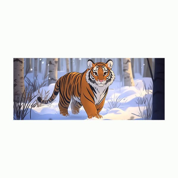 Sød Tegneserie Tiger Krus
