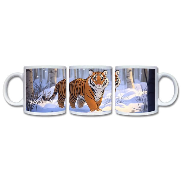 Sød Tegneserie Tiger Krus