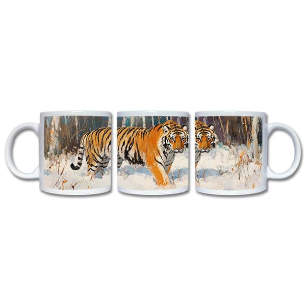 Dyr Tiger Oliemaleri Krus