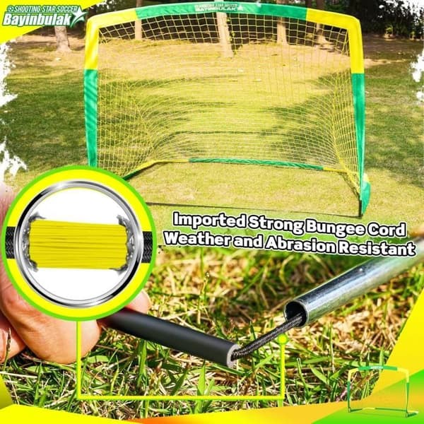 Men en fotboll Pliable - BAYINBULAK - 5x3,6 fot - Lätt - Bärbar - Barn