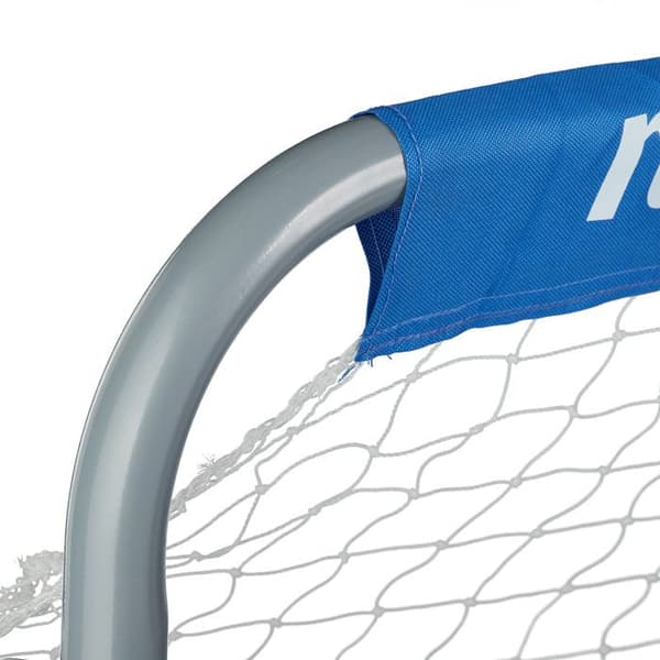 Fotbollsmål - Relaxdays - Metall - 110x152x74 cm - Grå/Blu - För barn och vuxna