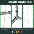 Miniatyrbild 5 av 9: Fotbollsmål, med PE-Net Tyg, 300x120x200 cm, Grå