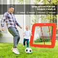 Miniatyrbillede 4 af 9: Fodbold Rebounder, 128x118x108-120 cm, Rød
