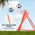 Miniatyrbillede 5 af 9: Fodbold Rebounder, 128x118x108-120 cm, Rød