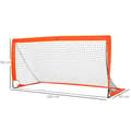 Miniatyrbillede 3 af 9: Fodboldmål, 183x90x90 cm, Orange