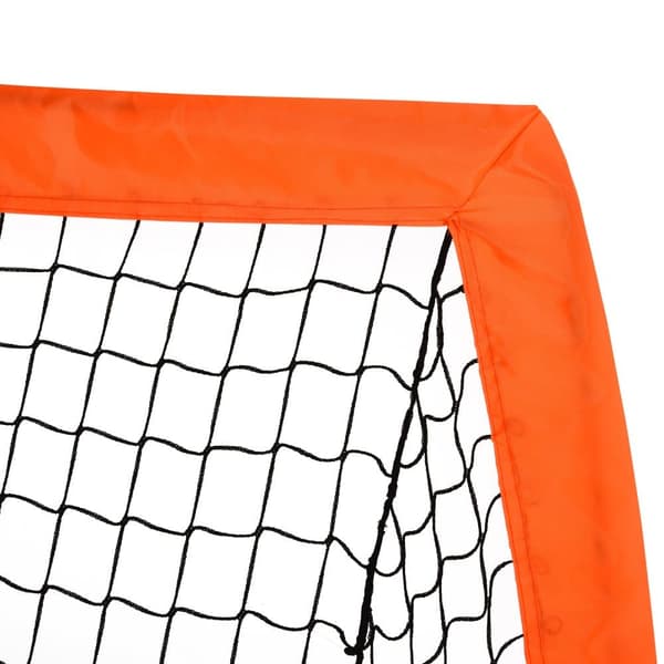 Fodboldmål, 183x90x90 cm, Orange