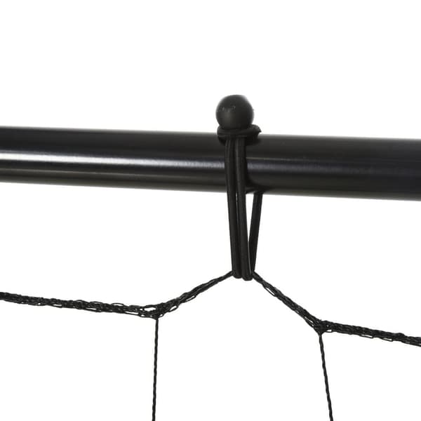 Fodbold Rebounder Mål, Kickback, 184x63x123 cm, Gul Sort