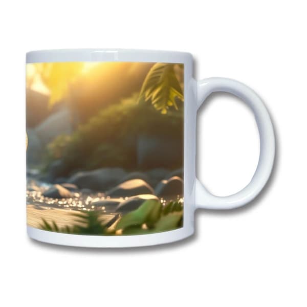 Barn Tecknad Dinosaurie Tyrannosaurus Rex Mugg
