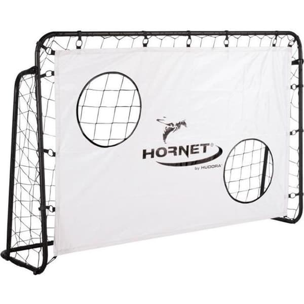 Fotbollsmål - Hudora - Hornet 180 - Med målvägg - Lätt att montera - För barn