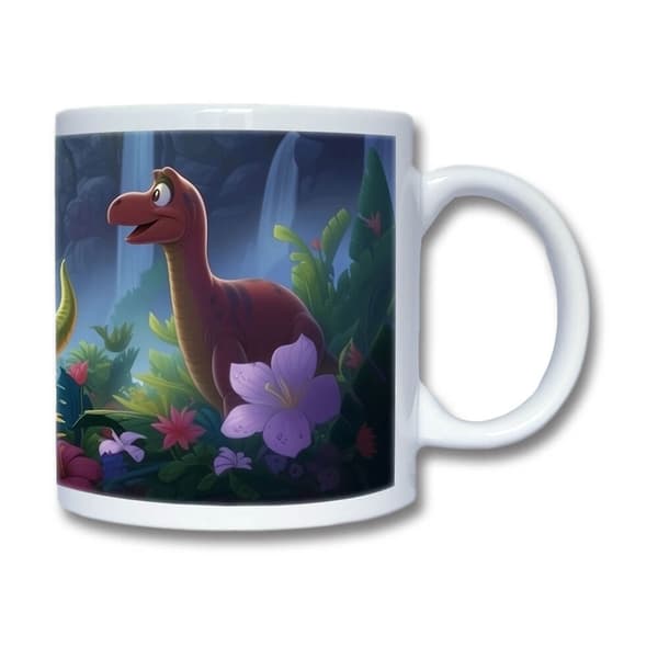 Barn Tecknade Dinosaurier Mugg