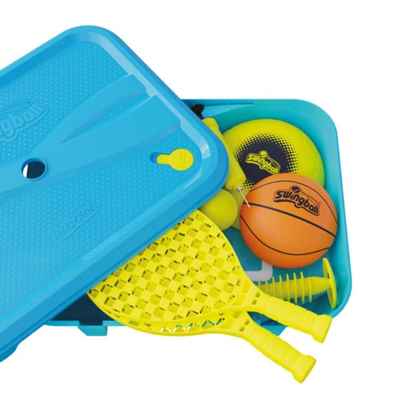 Swingball 3-i-1 Stångtennis + StångFotboll + Basket Multiplay