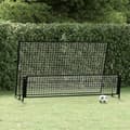 Miniatyrbild 1 av 2: 2-i-1 returnät/fotbollsmål 202x104x120 cm stål
