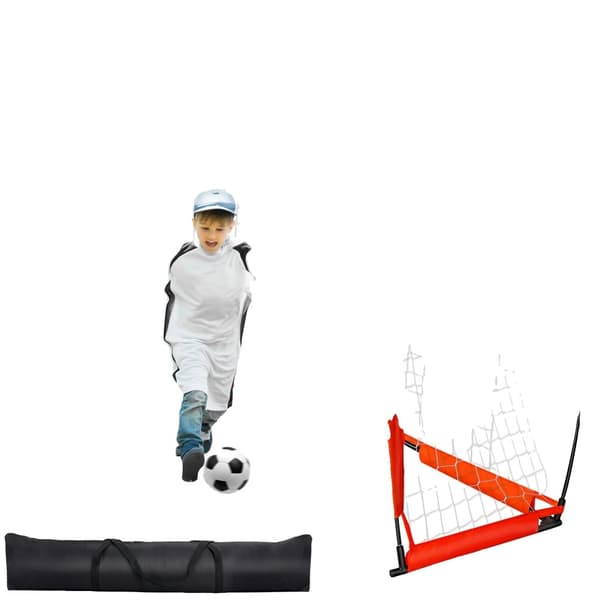 Bärbart Fotbollsmål, Lätt Att Sätta Upp, Hållbart Material,tape1