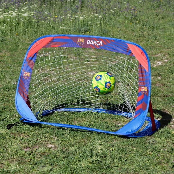 Sæt af to fodboldmål F.C. Barcelona 120 x 80 x 80 cm (2 enheder)
