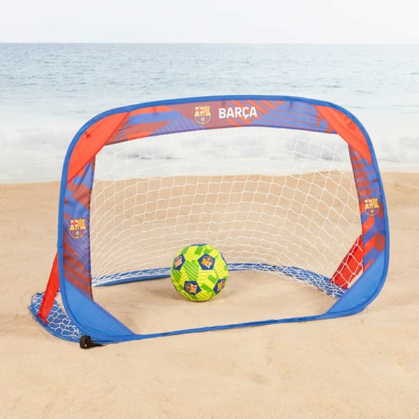 Sett med 2 fotballmål F.C. Barcelona 120 x 80 x 80 cm (2 enheter)