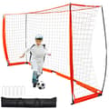 Miniatyrbillede 2 af 2: Bærbart Fodboldmål, 12x6ft, Super Fiber Materiale, Inkluderer Jordspyd og Bærepose,bånd1