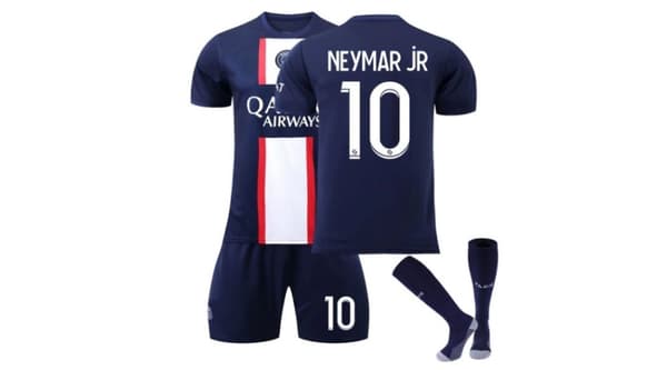 Paris Saint Germain børnefodboldtrøje nr. 10 Neymar