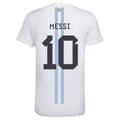 Pikkukuva 4 / 6: Adidas Lyhythihainen T-paita Messi 10 Gfx Valkoinen L Mies