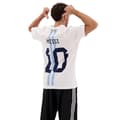 Pikkukuva 6 / 6: Adidas Lyhythihainen T-paita Messi 10 Gfx Valkoinen L Mies