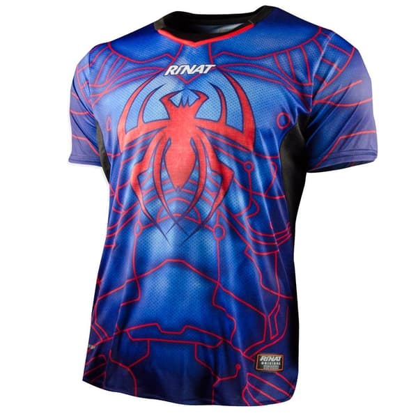 Rinat Kortærmet T-shirt Aracnik Blå S Dreng