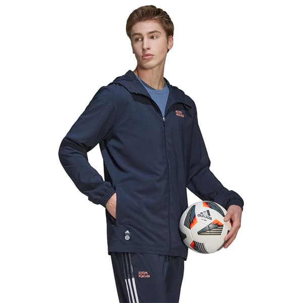Adidas Jakke Bayern Munich Q2 Wb 22/23 Blå M