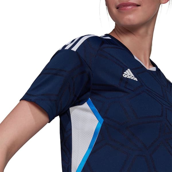 Adidas Kort Ärm T-shirt Condivo 22 Md Blå M Kvinna