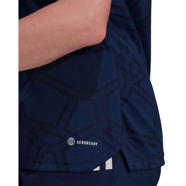 Adidas Kort Ärm T-shirt Condivo 22 Md Blå M Kvinna