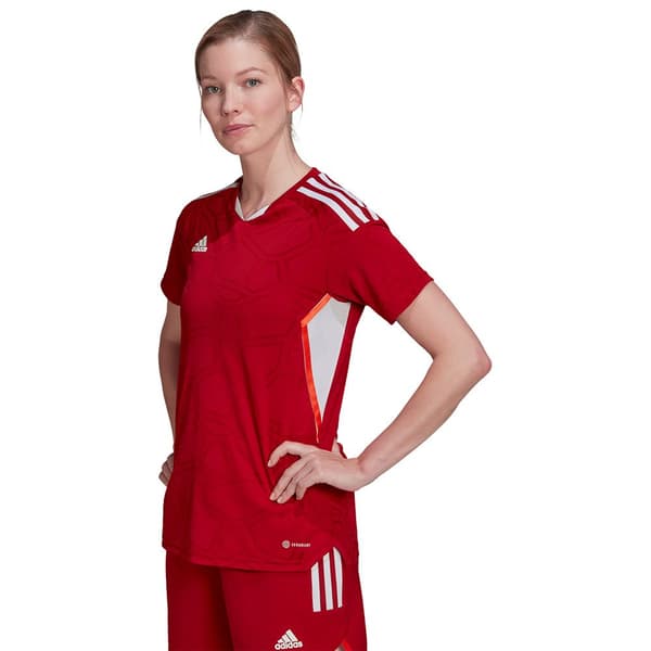 Adidas Kort Ärm T-shirt Condivo 22 Md Röd S Kvinna