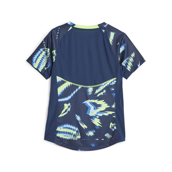 Puma Kortärmad T-shirt Individual Blaze Blå M Kvinna