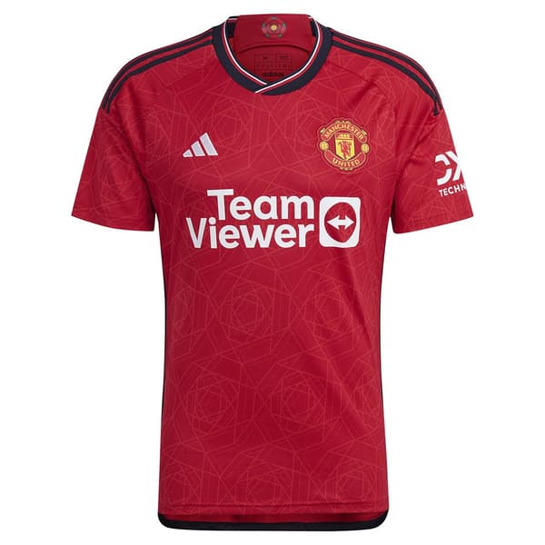 Adidas Lyhythihainen T-paita Home Manchester United Fc 23/24 Punainen L