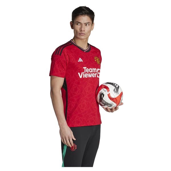 Adidas Lyhythihainen T-paita Home Manchester United Fc 23/24 Punainen L