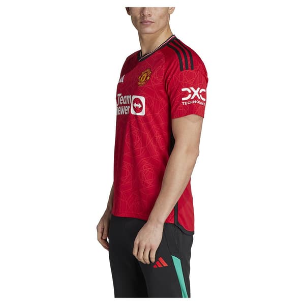 Adidas Kortærmet T-shirt Hjem Manchester United Fc 23/24 Rød L