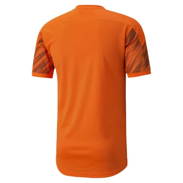 Puma Kort Ärm T-shirt Ftblplay Graphic Orange S Man