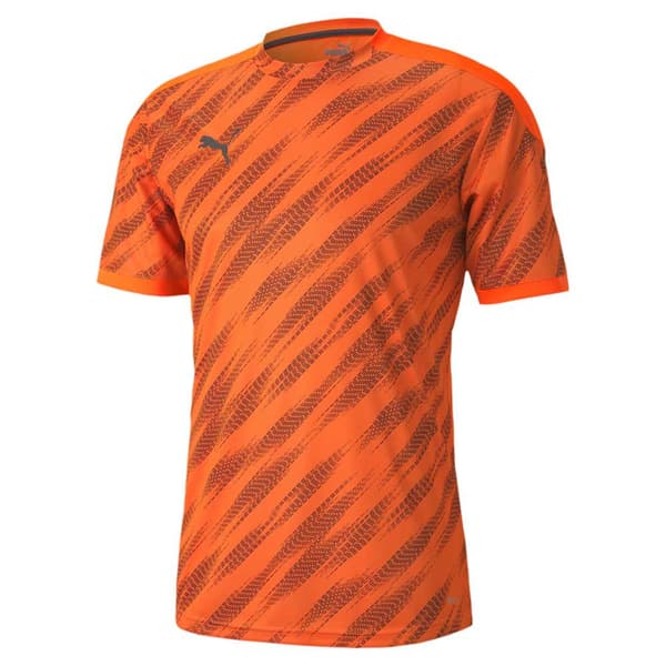 Puma Kort Ärm T-shirt Ftblplay Graphic Orange S Man