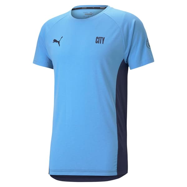 Puma T-shirt Manchester City Fc Evostripe 20/21 Blå L