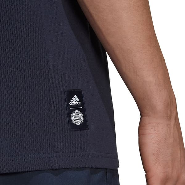 Adidas Lyhythihainen Poolo Bayern Munich Q2 22/23 Sininen L