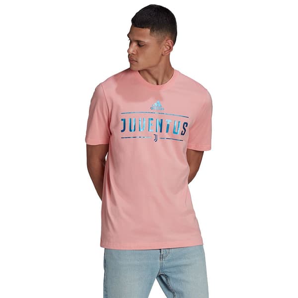 Adidas Kort Ärm T-shirt Juventus Graphic 22/23 Rosa S