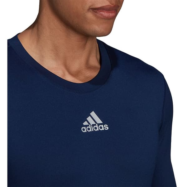 Adidas Tech-fit Long Sleeve T-shirt Blå S Man