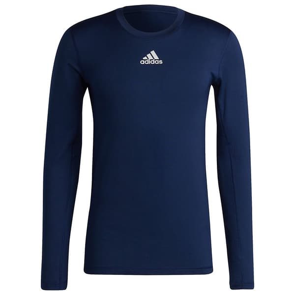 Adidas Tech-fit Long Sleeve T-shirt Blå S Man