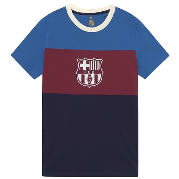 BarÇa Kortärmad T-shirt Crest Flerfärgad M Man