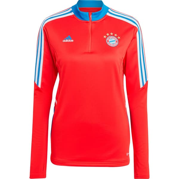 Adidas Kvinde Jakke Rejser Fc Bayern Munich 22/23 Rød S