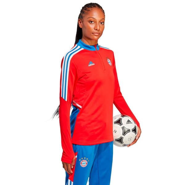 Adidas Kvinde Jakke Rejser Fc Bayern Munich 22/23 Rød S