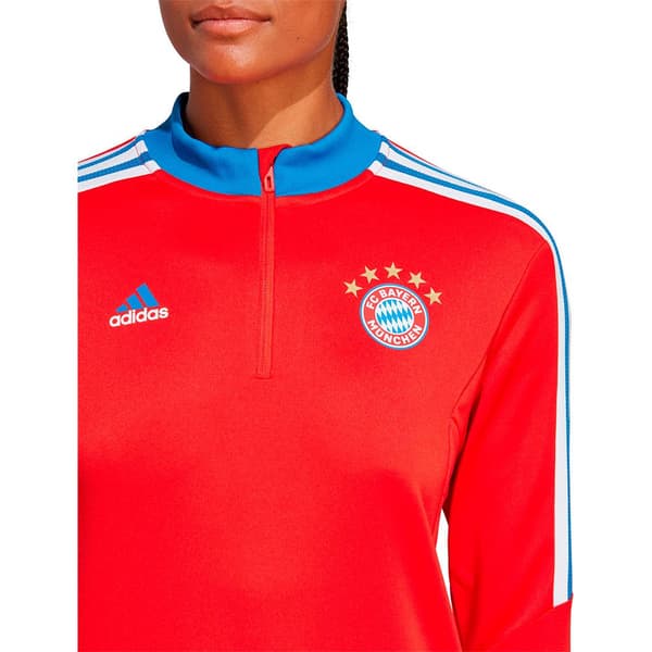 Adidas Kvinde Jakke Rejser Fc Bayern Munich 22/23 Rød S
