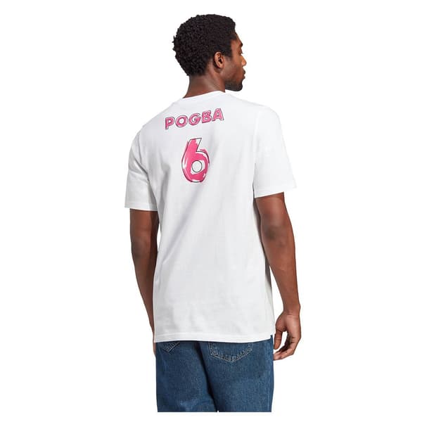 Adidas Kortärmad T-shirt Pogba Vit S Man