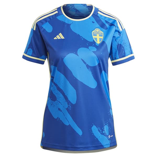 Adidas Ruotsi Naisen Lyhythihainen T-paita Away 22/23 Sininen S