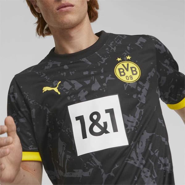 Puma Away Kortærmet T-shirt Bvb Away Replica Sort L