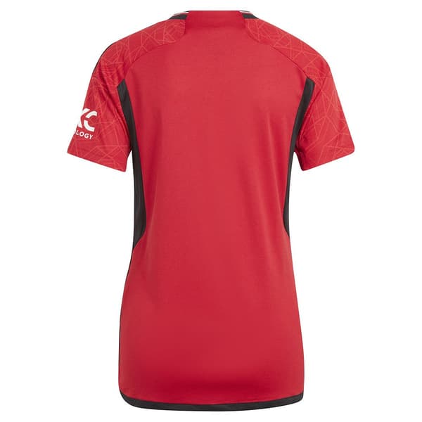 Adidas Naisen Lyhythihainen T-paita Etusivu Manchester United Fc 23/24 Punainen S