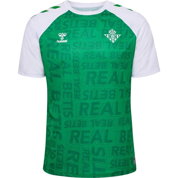Hummel Lyhythihainen T-paita Pre Match Real Betis Balompié 23/24 Vihreä XS