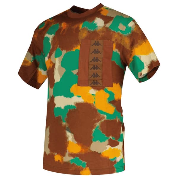 Kappa Kortærmet T-shirt Fapo Authentic Grøn,Brun L Mand